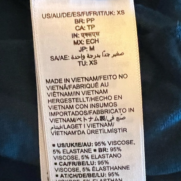 NWT Daily Ritual Dark Teal Tunic Top, XS - Picture 6 of 6